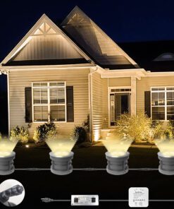 Alternative view of Led RGBW stainless steel circular buried light UD6W-RGBW