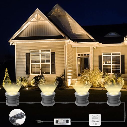 Led RGBW stainless steel circular buried light UD6W-RGBW - Image 2