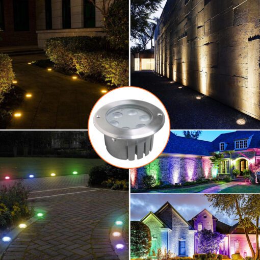 Led RGBW stainless steel circular buried light UD6W-RGBW - Image 6