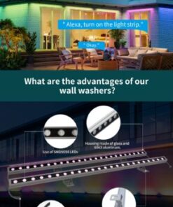 Alternative view of Large Wall Washer Light LW-24V-UCS2904B