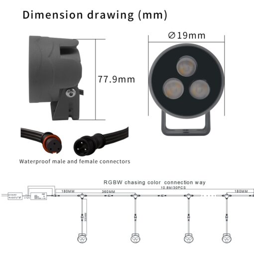 LED Spot Light SP3W - Image 3