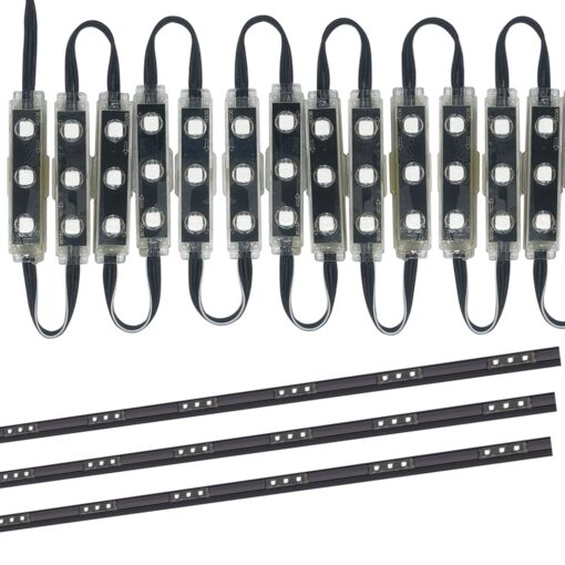 3 LED Window Lights GLMD192 and Track