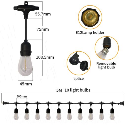 Bulb String Lights GLMD181-T-H - Image 6