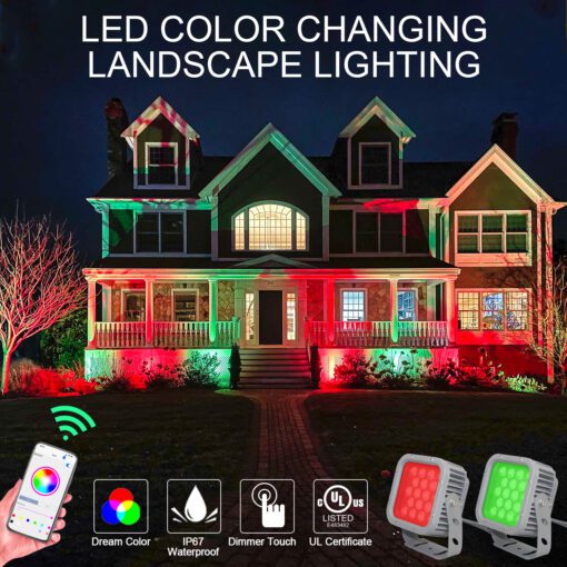 Square Ground Light LS18W-RGBW - Image 7
