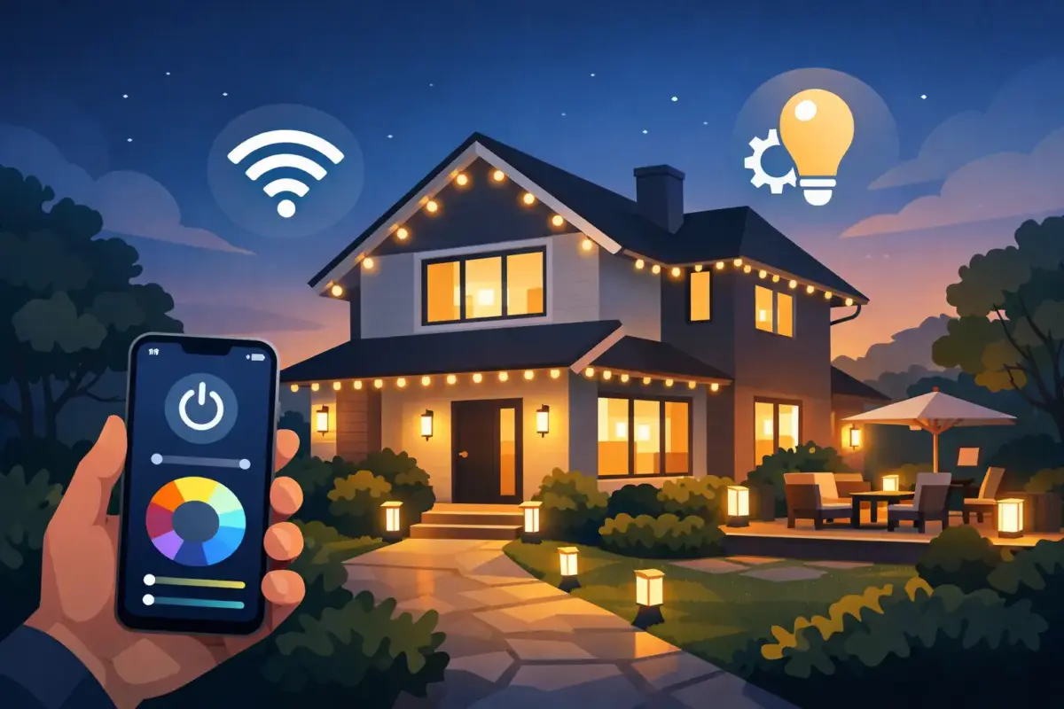 App Controlled Outdoor House Lights That Sell