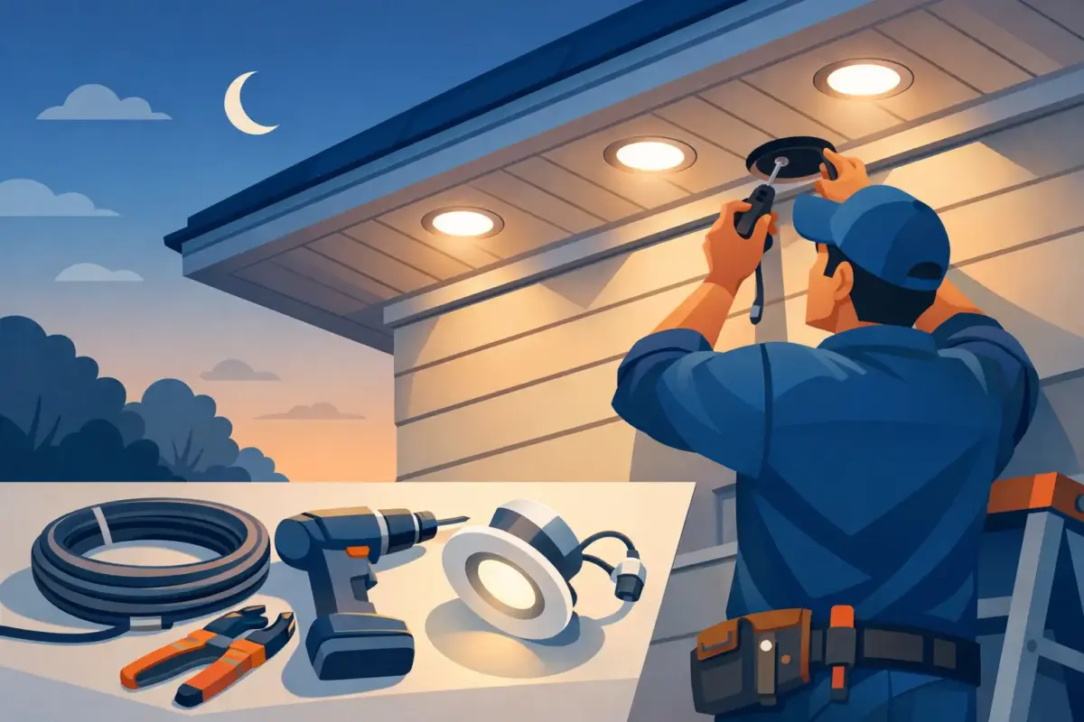 How to Install Soffit Lights the Right Way