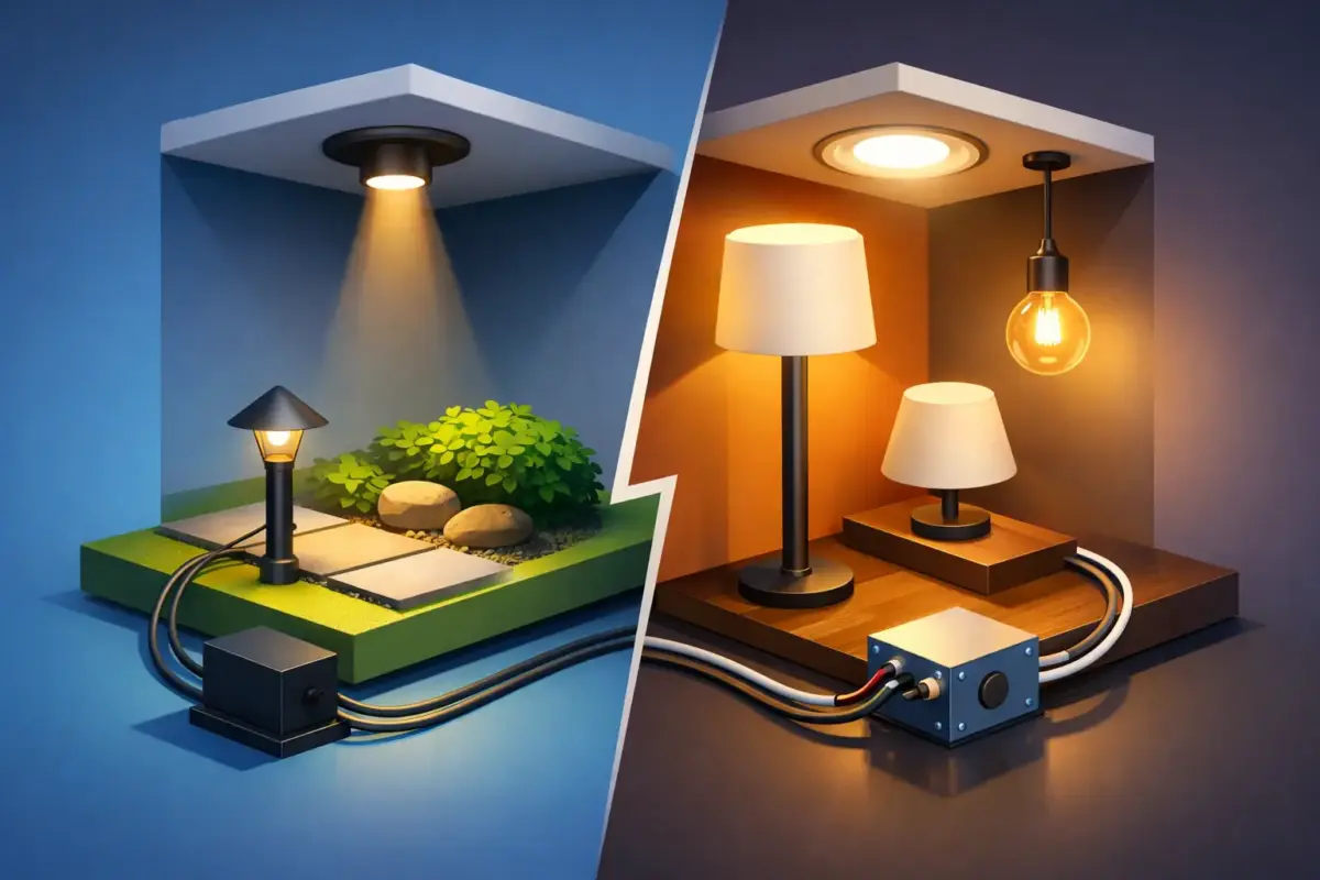 Low Voltage vs Line Voltage Lighting